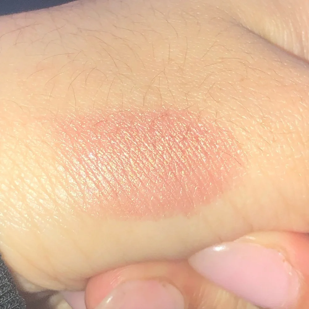 USED Lipstick Queen Nude Metal Lipstick Peach Gold Shimmer